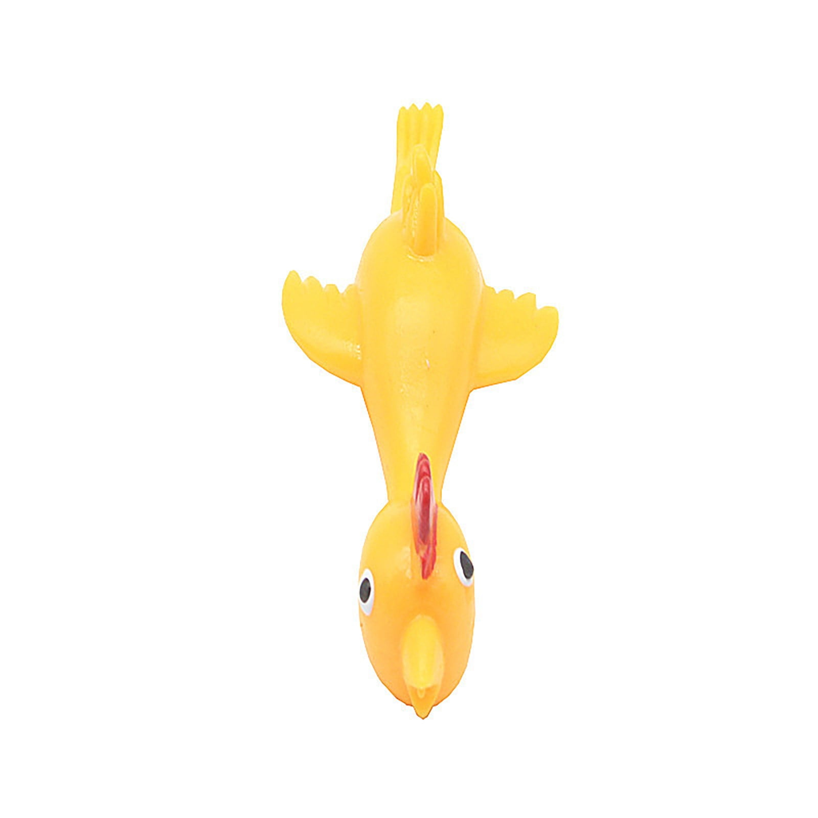 Ventriloquist Puppets for Adults Wooden 3Pcs Rubber Chicken Flick