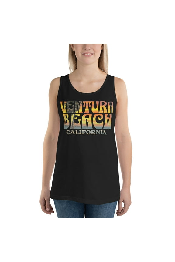 Ventura Beach, California Tank Top Women | Spring Break Summer Vacation Tank (S)