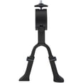 thumbnail image 1 of Ventura Double Leg Kickstand, Center-Mounted, Aluminum, Adjustable Without Tools for 24"-28" Bicycle , Black, 1 of 2