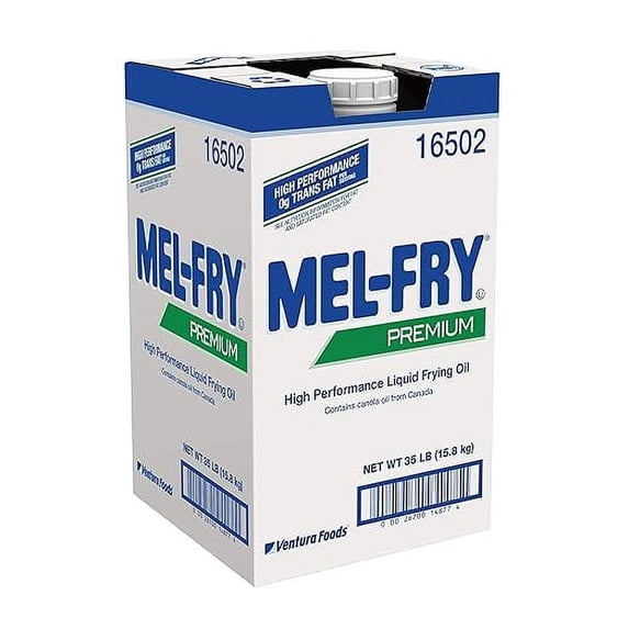 Ventura Foods Mel-Fry Free Zero Trans Fat Multi Purpose Soy Oil, 35 Pound -- 1 each.