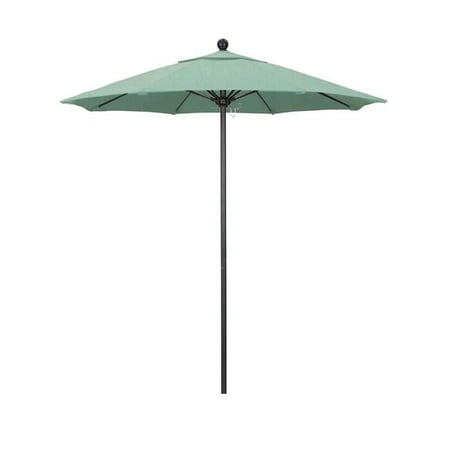 Venture Bronze Market Umbrella, Specturm Mistrum Mist - 7.5 ft. x 8 Ribs