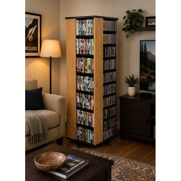 Venture Horizon Revolving Media Tower 1000 - Black-Oak