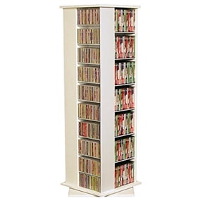 CD Storage Rotating Towers for Home Media