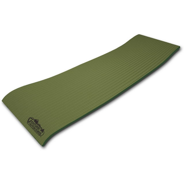 Venture Outdoors Ultra Comfort Foam Sleeping Pad, Extra Thick, Green