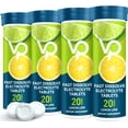 thumbnail image 1 of Venture Pal Chewable Electrolyte Tablets, 80 Count Fast-Dissolve Sugar-Free Stick Salt Tablets - Variety Pack for Rapid Hydration, Outdoor Running, Hiking, Sports | Keto & Vegan Friendly | 4 Pack, 1 of 11