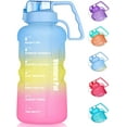 thumbnail image 1 of Venture Pal Large 128 OZ Motivational Water Bottle with Straw & Time Marker, 1 of 5