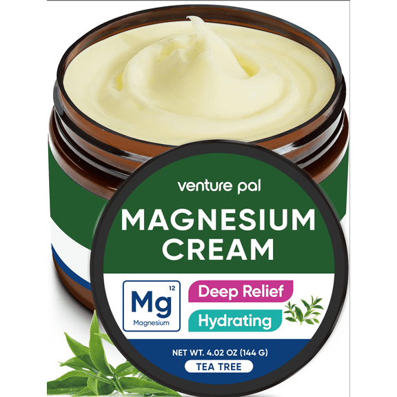 Venture Pal Magnesium Soothing Lotion - Targeting Sleep, Leg Cramps & Muscle Pain, Facilitating Relaxation of Body and Mind