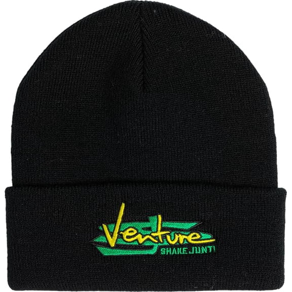 Venture Shake Junt Paid Cuff Beanie Black