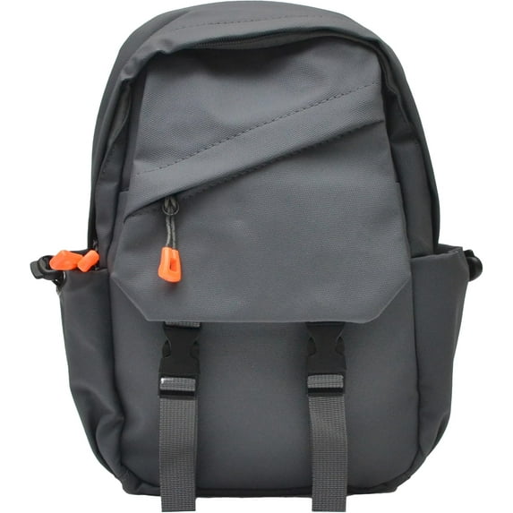 Venture Sling Bag for Men and Women - 11.5x9.5x3.5 Dark Grey Womens and Mens Crossbody Bag with Zippered Pockets