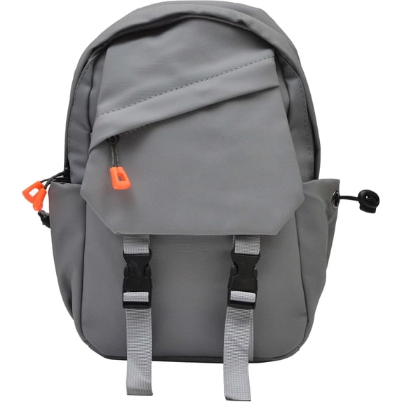 Venture Sling Bag for Men and Women - 11.5x9.5x3.5 Light Grey Womens and Mens Crossbody Bag with Zippered Pockets