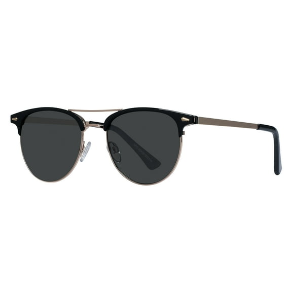 Piranha Eyewear Venture Black and Gold Frame Unisex Club Sunglasses