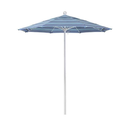 Venture White Market Umbrella, Dolce Oasis - 7.5 ft. x 8 Ribs