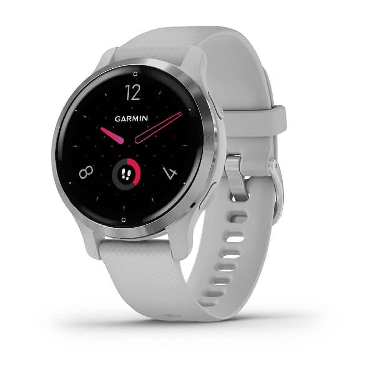 GARMIN スマートウォッチ VENU 2S MIST GRAY/SILVER Garmin Venu® 2S Smartwatch - Silver Bezel, Mist Gray, Silicone