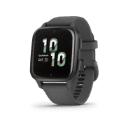 Garmin Venu Sq 2 GPS Smartwatch, All-Day Health Monitoring, Long-Lasting Battery Life, AMOLED Display, Slate and Shadow Gray