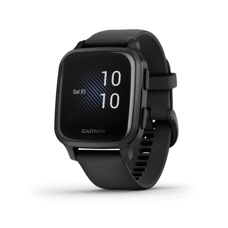 Garmin USA - Venu Sq Music Edition GPS Smartwatch 33mm Fiber-Reinforced Polymer - Black