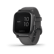 Venu® Sq, Slate Aluminum Bezel with Shadow Gray Case and Silicone Band