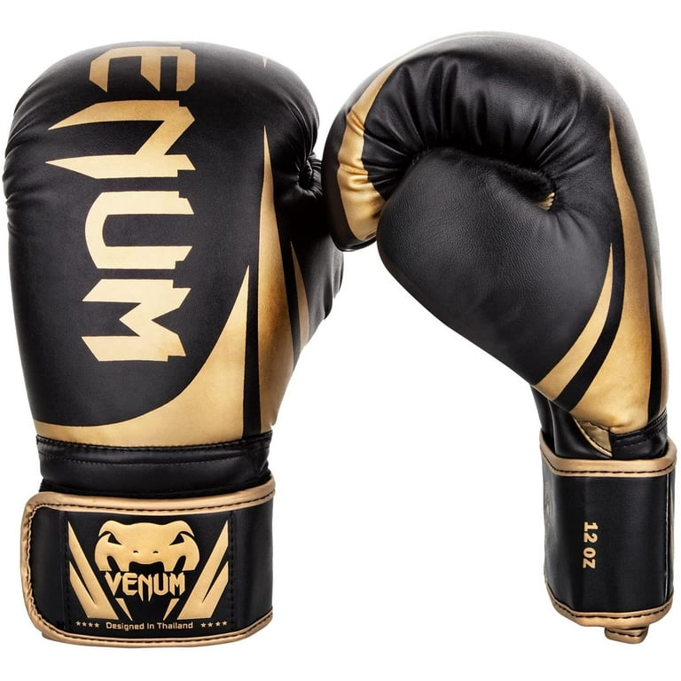 Venum Challenger 2.0 Boxing Gloves Black/Gold 16 oz - Walmart.com