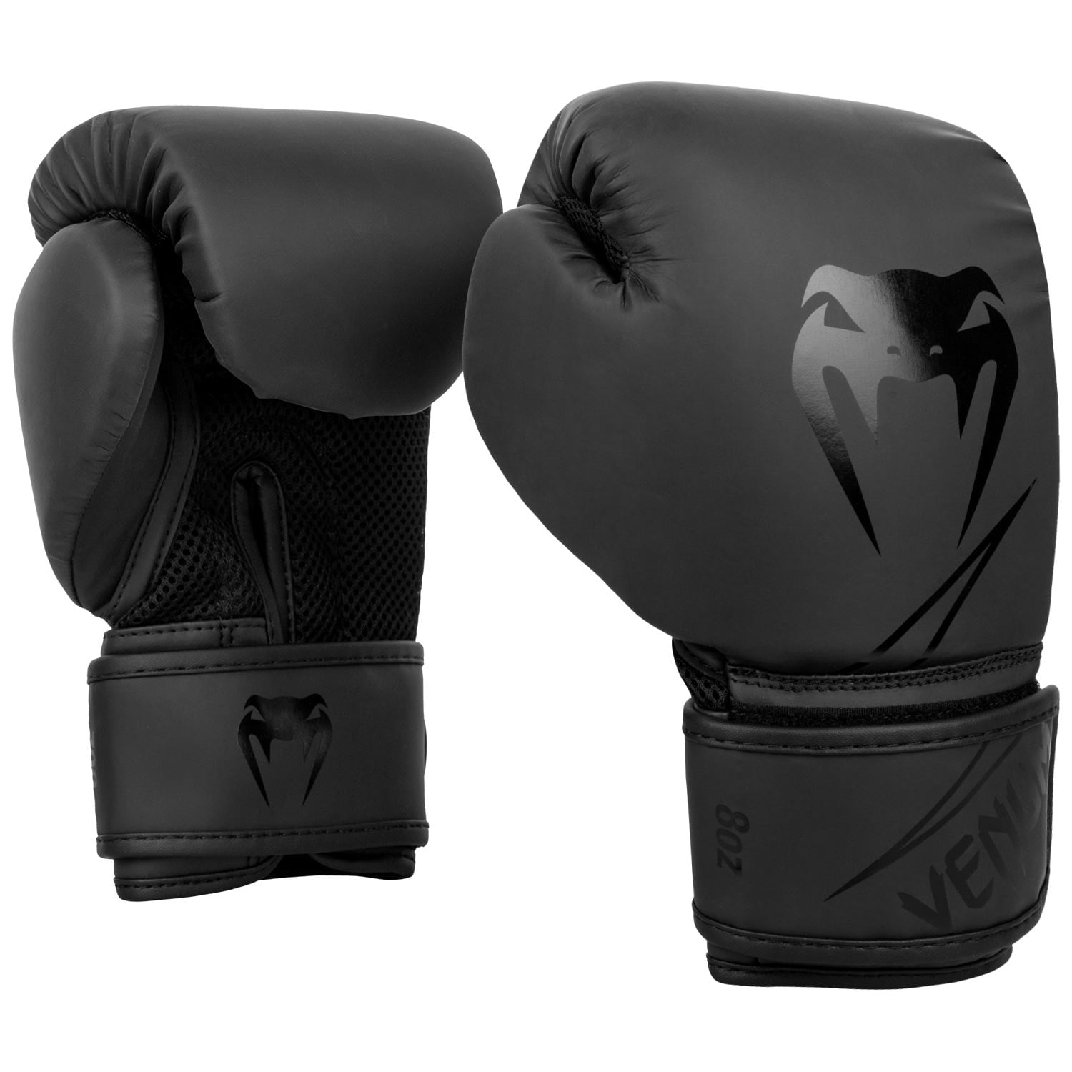 Venum Classic Kids Boxing Gloves - Black/Black - 8 oz - Unisex - For bag  and sparring training