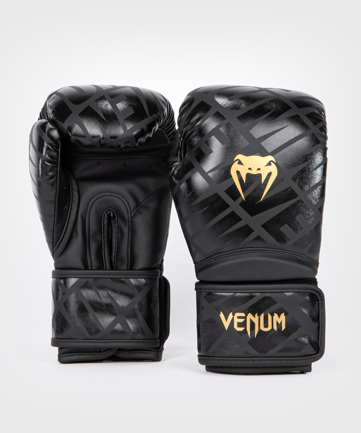 Venum Contender 1.5 XT Boxing Gloves - Black/Gold - 10-Ounce