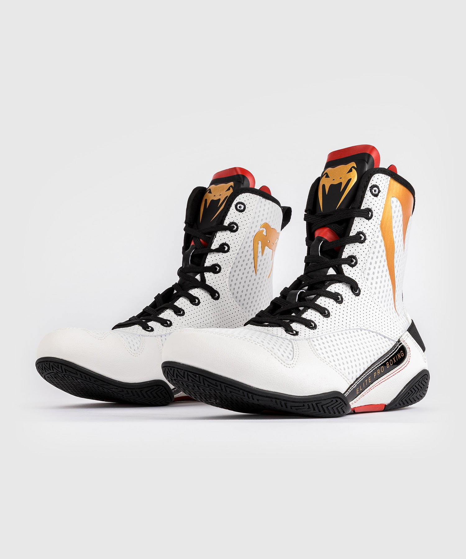 Venum Elite Boxing Shoes - Ice /Gold - M6/W7.5