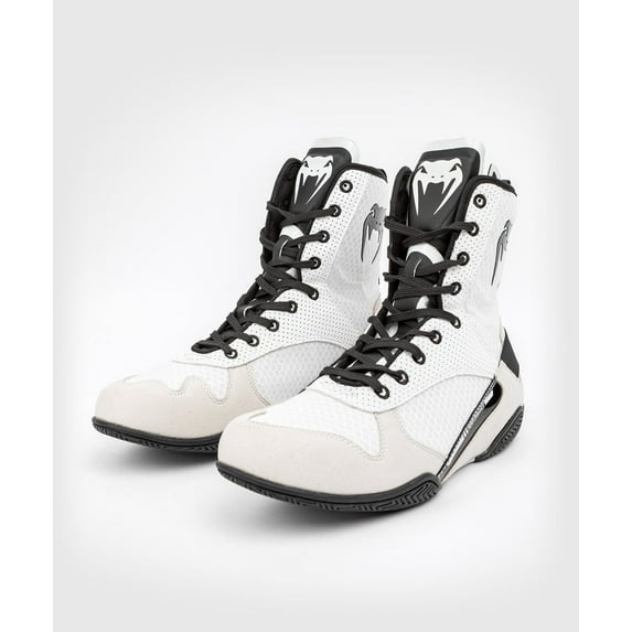 Venum "Elite" Boxing Shoes - White/Black