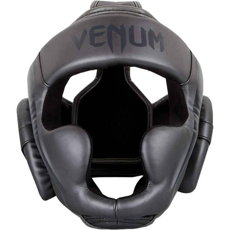 Venum Elite Boxing and MMA Protective Headgear - Gray/Gray
