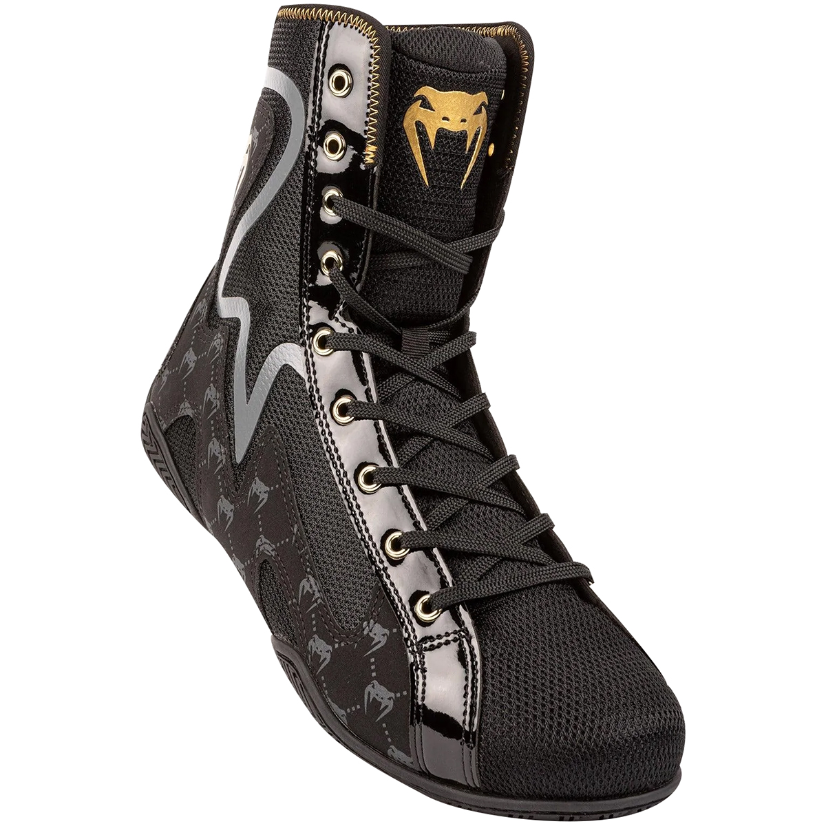 Venum Elite Evo Monogram Boxing Shoes - 6 - Black - image 1 of 6