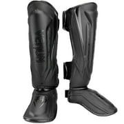 Venum Elite Evo Protective Shin Instep Guards - XL - Black/Black