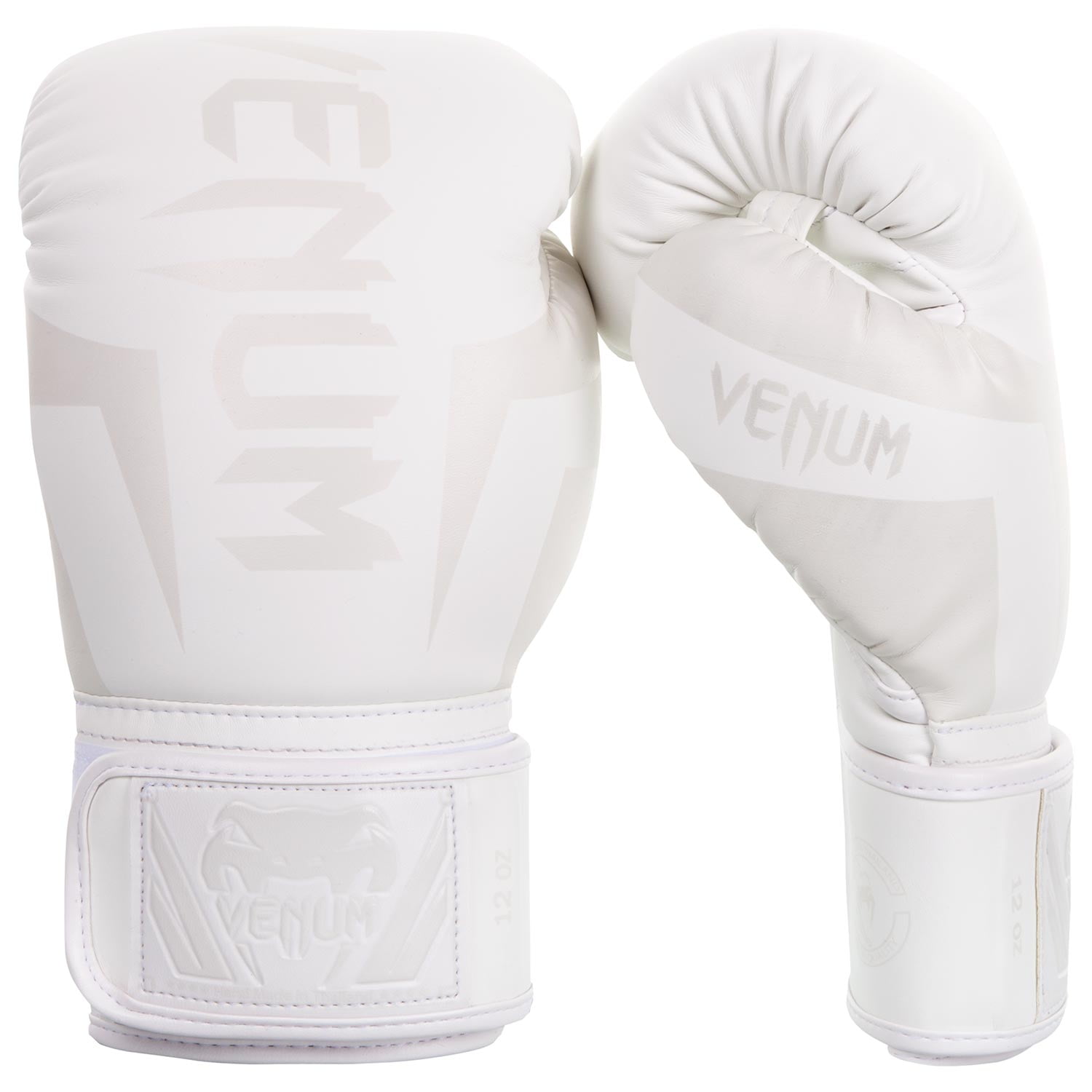 Venum Elite Boxing Gloves, White, 16 oz