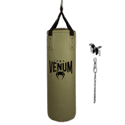 Venum Origins Punching Bag - Khaki/Black ceiling mount included
