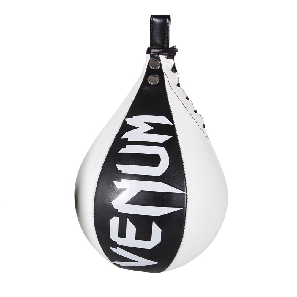 Venum Premium Skintex Leather Speed Bag Medium Black/Ice