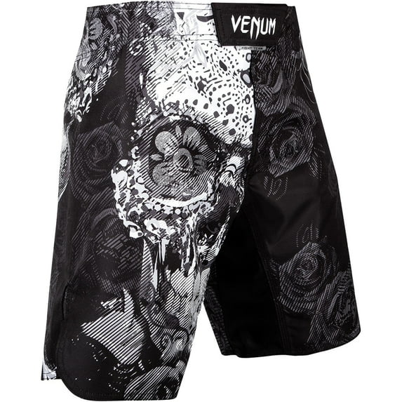 Venum Santa Muerte 3.0 Lightweight MMA Fightshorts - 2XL - Black/White