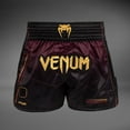 thumbnail image 1 of Venum Tactical XT Muay Thai Shorts - Black/Burgundy/Gold - X-Small, 1 of 4