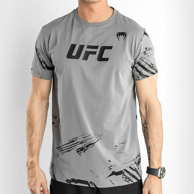 Venum UFC Authentic Fight Week 2.0 T-Shirt - XL - Gray/Black 