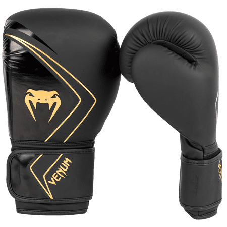 VENUM PU CONTENDER 2.0 BOXING GLOVES – BLACK/GOLD...