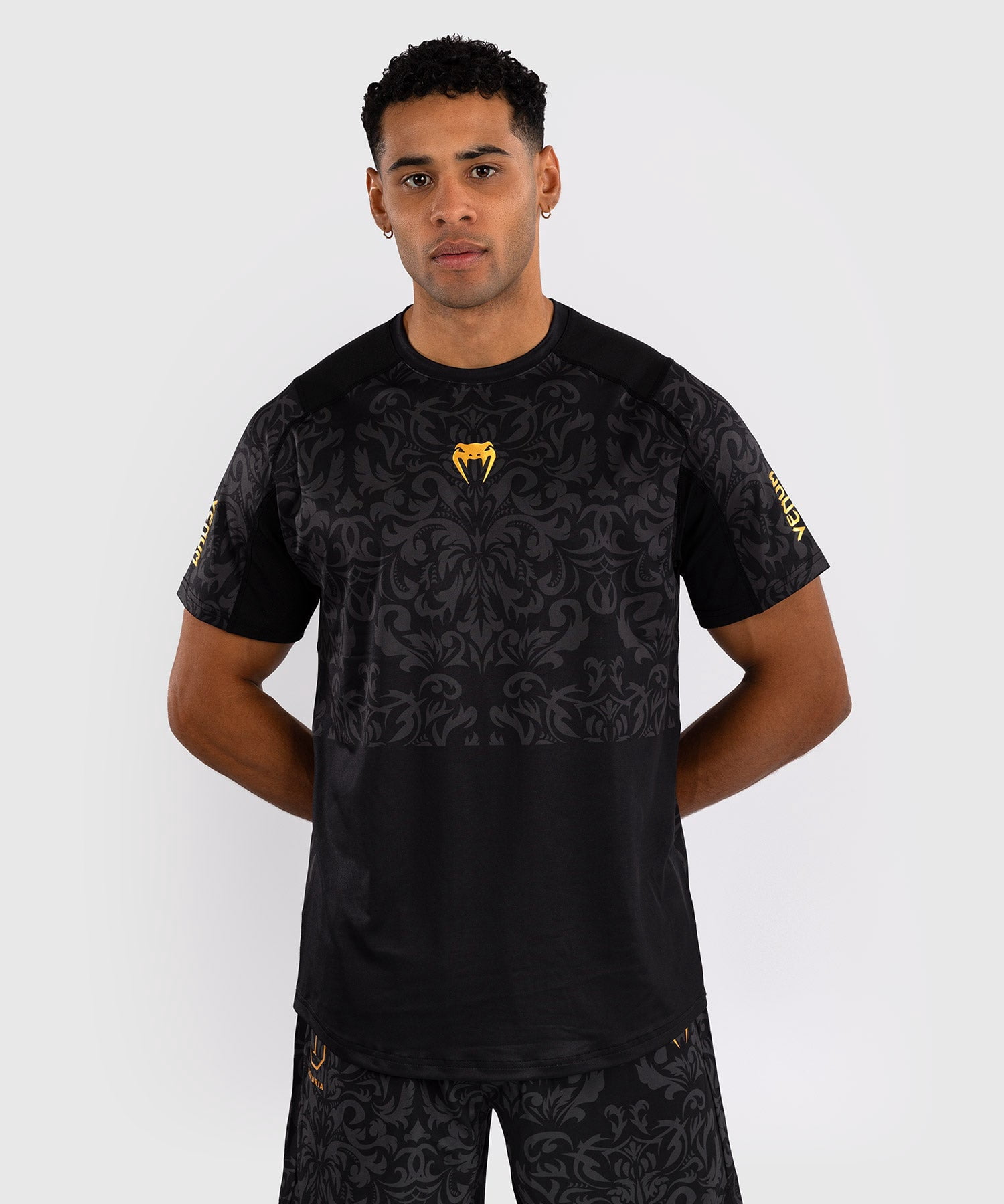 Venum x Ilia Topuria Unmatched Dry-Tech Shirt - Black/Gold - XX-Large
