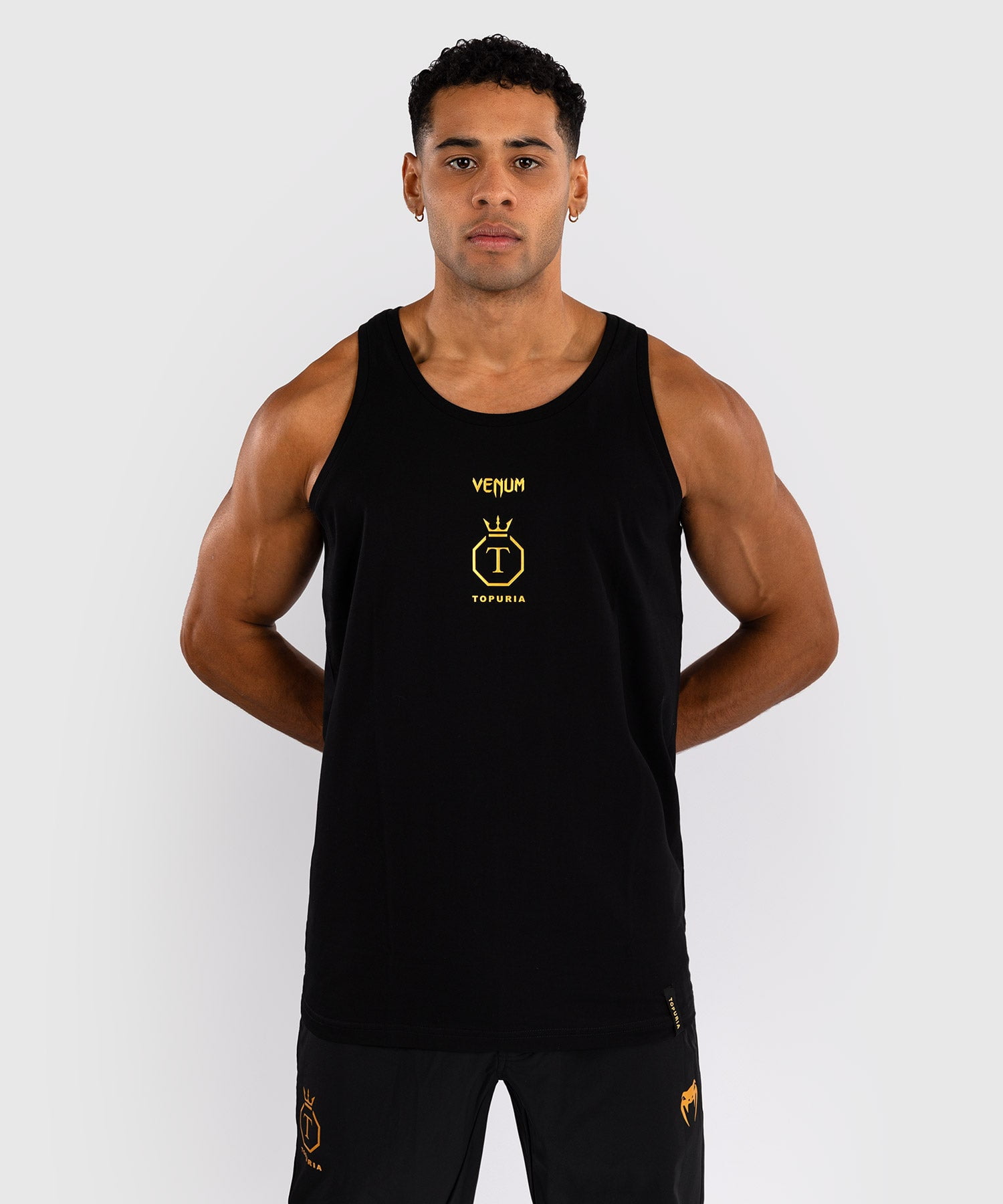 Venum x Ilia Topuria Unmatched Tank Top - Black/Gold - Large