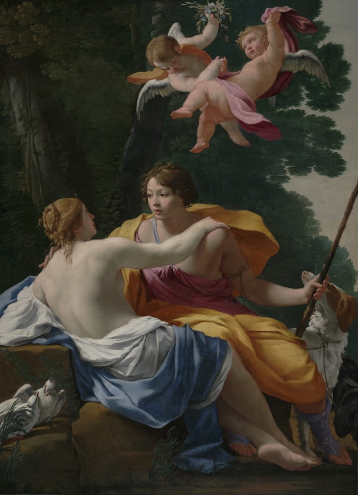 Venus And Adonis Canvas Art - (18 x 24)