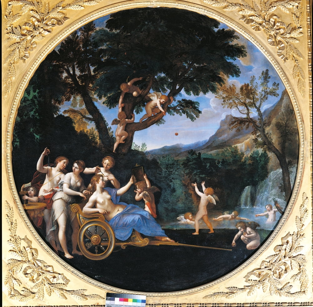 Venus At Her Toilet Canvas Art - (24 x 18)