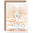 thumbnail image 1 of Venus Cloud 9 Observatory Nasa Space Tours Travel Greetings Card Plus Envelope Blank inside, 1 of 3