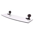 thumbnail image 1 of Venus Collection 18-in Glass Shelf in Antique Bronze, 1 of 3