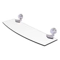 thumbnail image 1 of Venus Collection 18-in Glass Shelf in Polished Chrome, 1 of 3