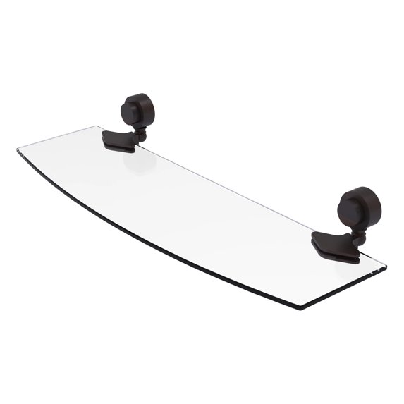 Venus Collection 18-in Glass Shelf in Venetian Bronze