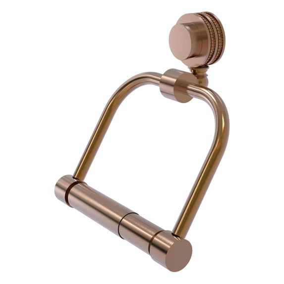 Venus Collection 2 Post Toilet Tissue Holder - Brushed Bronze / Dotted