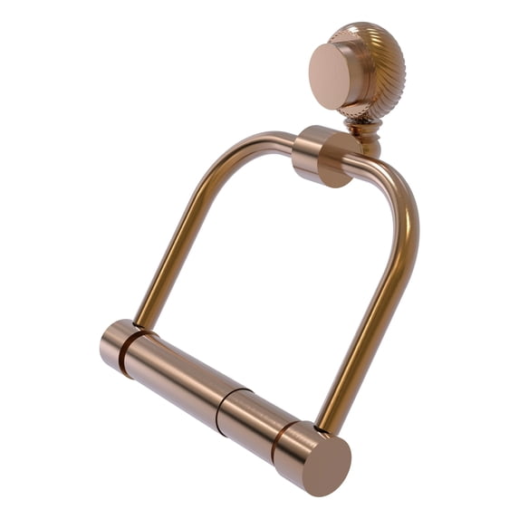 Venus Collection 2 Post Toilet Tissue Holder - Brushed Bronze / Twisted