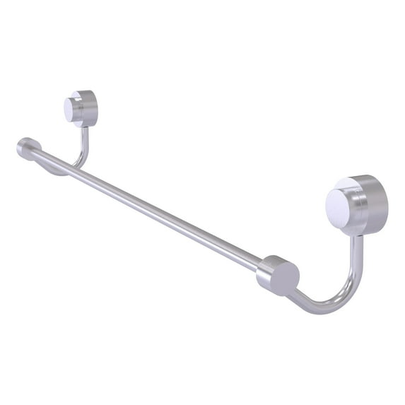 Venus Collection Towel Bar with Smooth Accents - Satin Chrome / 30 Inch