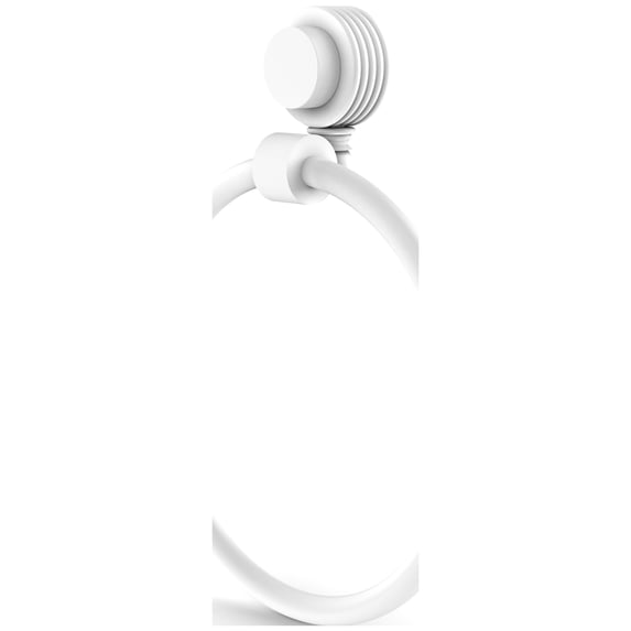 Venus Towel Ring - Matte Gray / Grooved