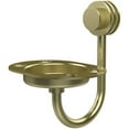 thumbnail image 1 of Venus Collection Tumbler and Toothbrush Holder with Dotted Accents in Satin Brass, 1 of 2