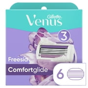 Venus ComfortGlide Freesia Women's Razor Blade Refills, 6 Ct