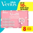 thumbnail image 1 of Venus ComfortGlide White Tea Women's Razor Blades, 8 Razor Blade Refills, 1 of 11